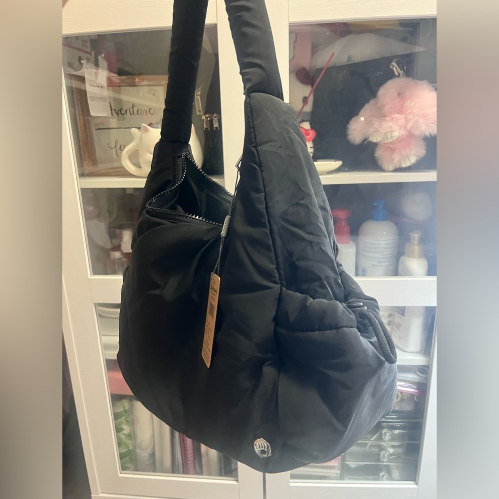 Bearpaw Hobo Shoulder Bag Purse Black NEW